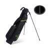 T WINSOLOGY Small Golf Bags for Men Golf Stand Bag Lightweight Golf Easy Carry Bag with Strap and Stand for The Driving Range, Par 3 and Executive Courses Golf Bags for Men or Women(Black/Green) view 1