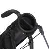 T WINSOLOGY Small Golf Bags for Men Golf Stand Bag Lightweight Golf Easy Carry Bag with Strap and Stand for The Driving Range, Par 3 and Executive Courses Golf Bags for Men or Women. (Black/Grey) view 3