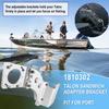 1810302 Talon Sandwich Adapter Mounting Bracket Heavy Duty Talon Jack Plate Mount Brackets Shallow Water Anchor Adapter Mounted Bracket for Port view 2