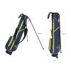 T WINSOLOGY Small Golf Bags for Men Golf Stand Bag Lightweight Golf Easy Carry Bag with Strap and Stand for The Driving Range, Par 3 and Executive Courses Golf Bags for Men or Women (Navy/Yellow) view 2
