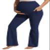 JOYSPELS Maternity Flare Leggings Over The Belly with Pockets  Soft, Comfortable Pregnancy Yoga & Daily & Work Pants