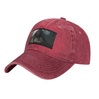 YYHWHJDE Red Werewolf HD Picture Adult Classic Denim hat : Comfortable, Light Unisex Suitable for Outdoor Sports Travel