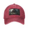 YYHWHJDE Red Werewolf HD Picture Adult Classic Denim hat : Comfortable, Light Unisex Suitable for Outdoor Sports Travel view 2