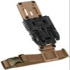EralcNa Tactical Modular Holster Adapter with QLS kit, Drop Leg Holster Platform with Leg Strap Police Gear,tan view 2