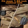 EralcNa Tactical Modular Holster Adapter with QLS kit, Drop Leg Holster Platform with Leg Strap Police Gear,tan view 4