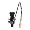 TUXING 4500PSI Paintball Fill Station Pcp Air Gun Charging Valve Dual Gauge Up to 4500psi with 24" Inch High Pressure HoseM18*1.5 thread view 1