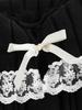 Adoeren Women Off Shoulder Sweater Cute Long Sleeve Lace Trim Knit Top Fall Fashion Y2k Knitted Pullover Jumper Fairycore(Basic Black,M) view 4