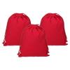 PATIKIL Reusable Drawstring Bags 10x12.6 Cotton Dust Bags Red 3Pcs view 1