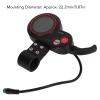 HERCHR Electric Scooter LCD Display Meter, 22.2mm Electric Bike Thumb Throttle with LCD Display 5P Waterproof Connector Control Panel for 24V 36V 48V 60V view 2