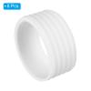 PATIKIL Badminton Racket Handle Grip Ring, 8 Pack Racquet Fix Ring Grip Band Rubber Ring Non-Slip Absorbent Overgrip in Place, White view 3