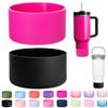 2-Pack Silicone Boot for Stanley 30 40 OZ Cup, Boots for Stanley Cup Accessories, Non-Slip Tumbler Bottom Protector Cover, Noise Reduction Protective Sleeve for Quencher H2.0 / IceFlow 20oz 30oz view 1