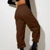 Baggy Sweatpants for Women Elastic High Waisted Wide Leg Sweatpants Cozy Fleece Boyfriend Casual Yoga Pants with Pockets view 3