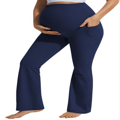 JOYSPELS Maternity Flare Leggings Over The Belly with Pockets  Soft, Comfortable Pregnancy Yoga & Daily & Work Pants