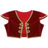 Yihuimin Kids Boys Arabian Prince Vest Sleeveless Open Front Waistcoat Vest Top for Stage Party Red 4 Years view 1