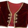 Yihuimin Kids Boys Arabian Prince Vest Sleeveless Open Front Waistcoat Vest Top for Stage Party Red 4 Years view 3