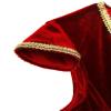 Yihuimin Kids Boys Arabian Prince Vest Sleeveless Open Front Waistcoat Vest Top for Stage Party Red 4 Years view 4