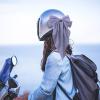Helmets Decor Helmets Decorations Removable Large Helmets Decoration Helmets Embellishments for Skiing Snowboarding, Lilac view 4