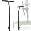 TOBWOLF Quick-Release Handle Bar for Straight Leg Fitness Trampoline, Fits for Foot Tube Within 0.98in Diameter or 0.98~1.38in (Trampoline Not Included), Non-Slip Cushy Rebounder Handle Accessory view 1