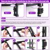 TOBWOLF Quick-Release Handle Bar for Straight Leg Fitness Trampoline, Fits for Foot Tube Within 0.98in Diameter or 0.98~1.38in (Trampoline Not Included), Non-Slip Cushy Rebounder Handle Accessory view 3