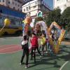 Dragon Dance 32.8 ft Length Chinese Dragon Dance for 8 Players Folk Dancing Dragon Ribbon Fitness Outdoor Sport Silk Dragon for Adults view 3