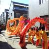 Dragon Dance 32.8 ft Length Chinese Dragon Dance for 8 Players Folk Dancing Dragon Ribbon Fitness Outdoor Sport Silk Dragon for Adults view 4