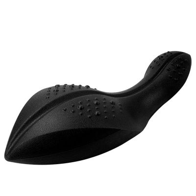 SwAcch Pilates Spine Corrector Dolphin- Shaped Pilates Equipment, Physical Therapy for Back Pain Relief, PU Foam Arc, Yoga Tool at Home, Gym,Black