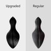 SwAcch Pilates Spine Corrector Dolphin- Shaped Pilates Equipment, Physical Therapy for Back Pain Relief, PU Foam Arc, Yoga Tool at Home, Gym,Black view 2