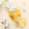 3PCS Baby Toddler Boys Briefs Soft Cotton Underwear For Toddler Boy Kids Baby Cartoon Print Underwear (C, 3-4 Years) view 3