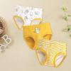 3PCS Baby Toddler Boys Briefs Soft Cotton Underwear For Toddler Boy Kids Baby Cartoon Print Underwear (C, 3-4 Years) view 4