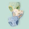 Boys Soft Cotton Underwear For Baby Toddler Kids Cartoon Print Underwear Breathable Panties Briefs (Green, 3-4 Years) view 2