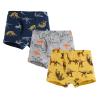 Boys oxer Briefs Soft Shorts Cotton Dinosaur Print Underwear Baby Toddler Underwear for Kids Boy 3 (Grey, 3-4 Years)