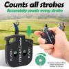 Huakaile 3 Pack Portable Golf Stroke Counter with Key Chain, 2 Player Shot Score Clicker Counter Handheld Small Digital Tally Counter for Golf Game Scoring Keeper Pitch Men Women (3Pcs Black) view 4