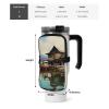 NONHAI Neoprene Water Bottle Pouch for Cup Travel Tumbler Mug Pouch Sports Bottle Pouch Holder Gym Tumbler Cup Accessories Sleeve Bag for Phone, Card, Key view 2
