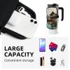 NONHAI Neoprene Water Bottle Pouch for Cup Travel Tumbler Mug Pouch Sports Bottle Pouch Holder Gym Tumbler Cup Accessories Sleeve Bag for Phone, Card, Key view 3
