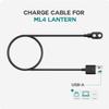 TUSITA Magnetic Charger Cable Compatible with LEDLENSER MH7 MH8 MH11 iH11R ML4 Headlamps Lights - 1.2M / 4ft. view 2