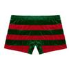 HULIJA Men's Sexy Santa Claus Christmas Boxer Shorts Funny Guys Xmas Holiday Trunks Underwear Redgreen Large view 3