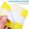 LIOOBO 2PCS Soccer Captain Armband Football Arm Bands Elastic Captain Armbands Adjustable Nylon Rugby Basketball Volleyball Player Wrist Band for Youth Adult Team Sports Training(Yellow) view 4