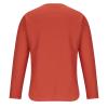 Men's V Neck Waffle Knit Sweaters Long Sleeve Slim Fit Thermal Tops Casual Lightweight Muscle T Shirts Stretchy Undershirts Orange view 4