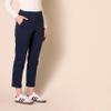 Amazon Essentials Women's High-Rise Regular-Fit Ankle-Length Tapered-Leg Khaki Pant, Navy, 6 view 3