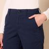 Amazon Essentials Women's High-Rise Regular-Fit Ankle-Length Tapered-Leg Khaki Pant, Navy, 6 view 4