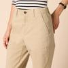 Amazon Essentials Women's High-Rise Regular-Fit Ankle-Length Tapered-Leg Khaki Pant, Tan, 18 view 4