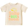 CAOMP Salty But Sweet T-Shirt for Youth Toddler Baby Bodysuit Vaction Shirt Holiday Kids T-shirt Light Blue 3T #01306 view 1
