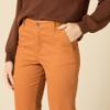 Amazon Essentials Women's High-Rise Slim-Fit Full-Length Straight-Leg Khaki Pant, Caramel, 0 view 4