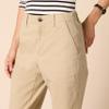 Amazon Essentials Women's High-Rise Regular-Fit Ankle-Length Tapered-Leg Khaki Pant, Tan, 4 view 4