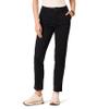 Amazon Essentials Women's High-Rise Slim-Fit Full-Length Straight-Leg Khaki Pant, Black, 10 view 1