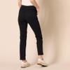 Amazon Essentials Women's High-Rise Slim-Fit Full-Length Straight-Leg Khaki Pant, Black, 10 view 2