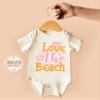 Love The Beach T-Shirt for Youth Toddler Baby Bodysuit Vaction Shirt Holiday Kids T-shirt Chill 3T #01299 view 4