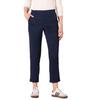 Amazon Essentials Women's High-Rise Regular-Fit Ankle-Length Tapered-Leg Khaki Pant, Navy, 2 view 1