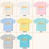 CAOMP Palm Vibes T-Shirt for Youth Toddler Baby Bodysuit Vaction Shirt Holiday Kids T-shirt Athl Heather 12M #01301 view 2