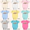 CAOMP Aloha Summer T-Shirt for Youth Toddler Baby Bodysuit Vaction Shirt Holiday Kids T-shirt Athl Heather 5-6T #01304 view 3